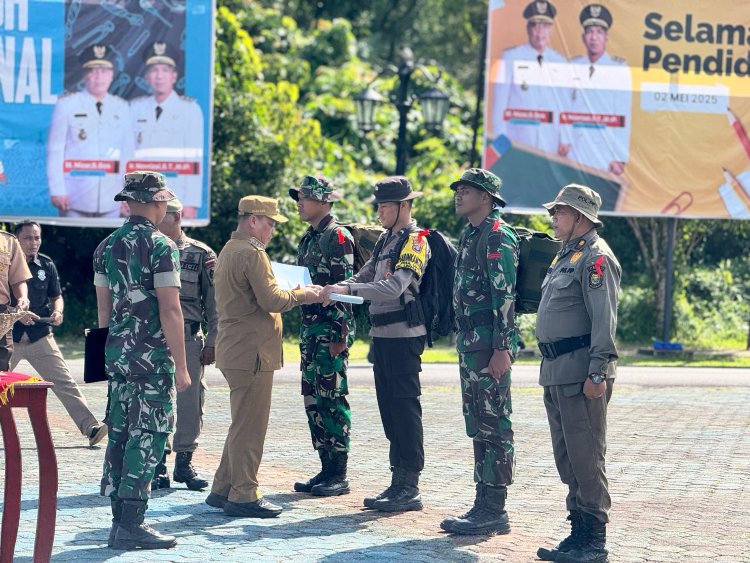 AKP Sri Budianto Hadiri Upacara Pembukaan TMMD ke-124 Tahun 2025 di Daik Lingga