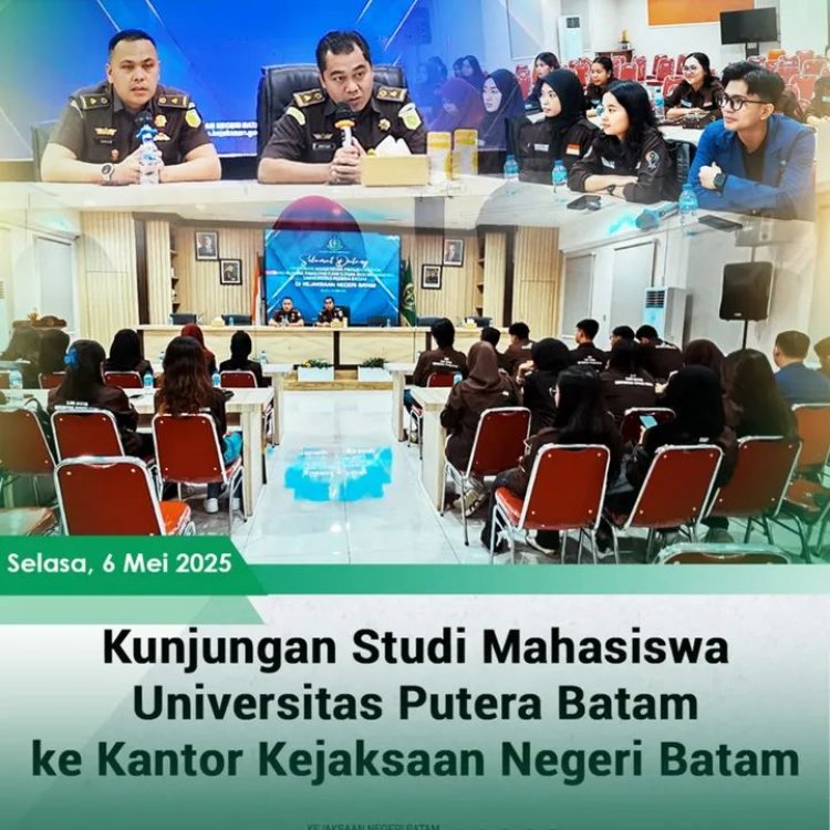 Kejari Batam Terima Kunjungan Mahasiswa Hukum Universitas Putera Batam