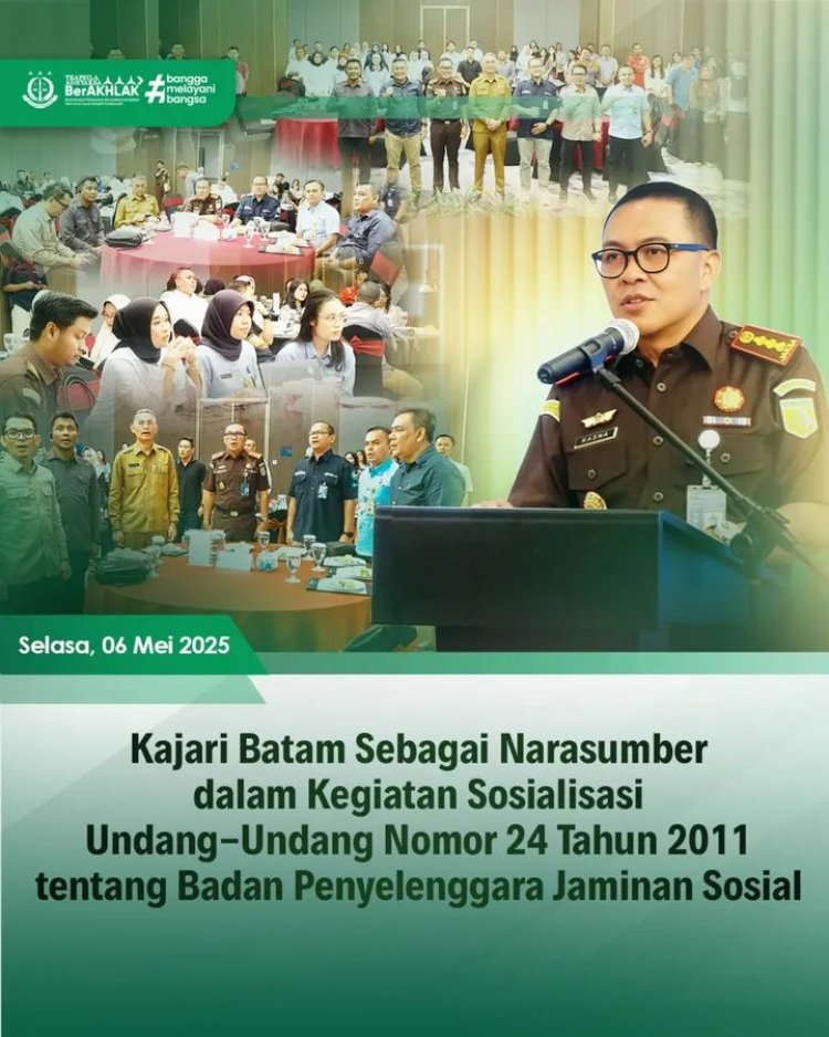 Kejari Batam Dorong Kepatuhan Jaminan Sosial Lewat Sosialisasi UU di Oakwood Hotel
