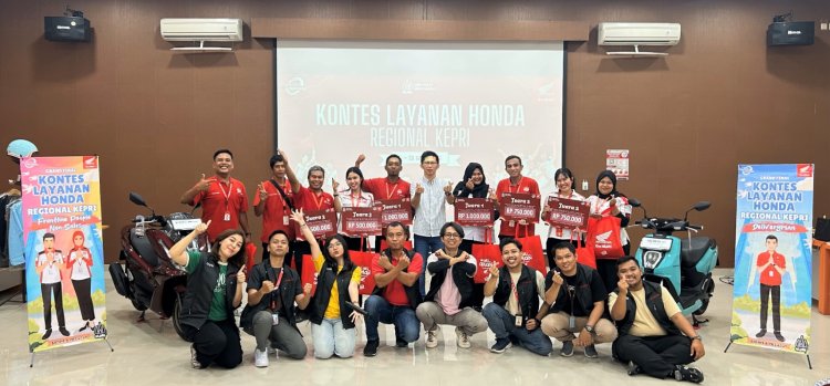 Kontes Layanan Honda Regional 2025 Kembali Buktikan Komitmen Layanan Prima di Kepri