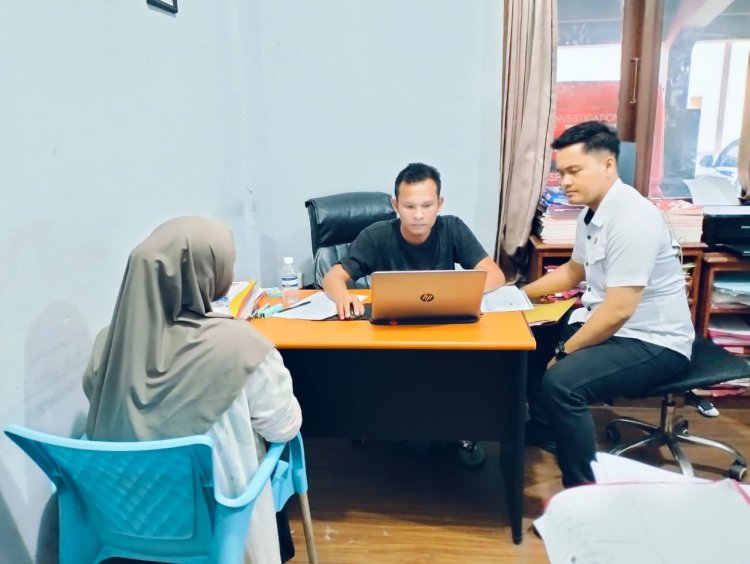 Sat Reskrim Polres Lingga Amankan Tersangka Investasi Bodong