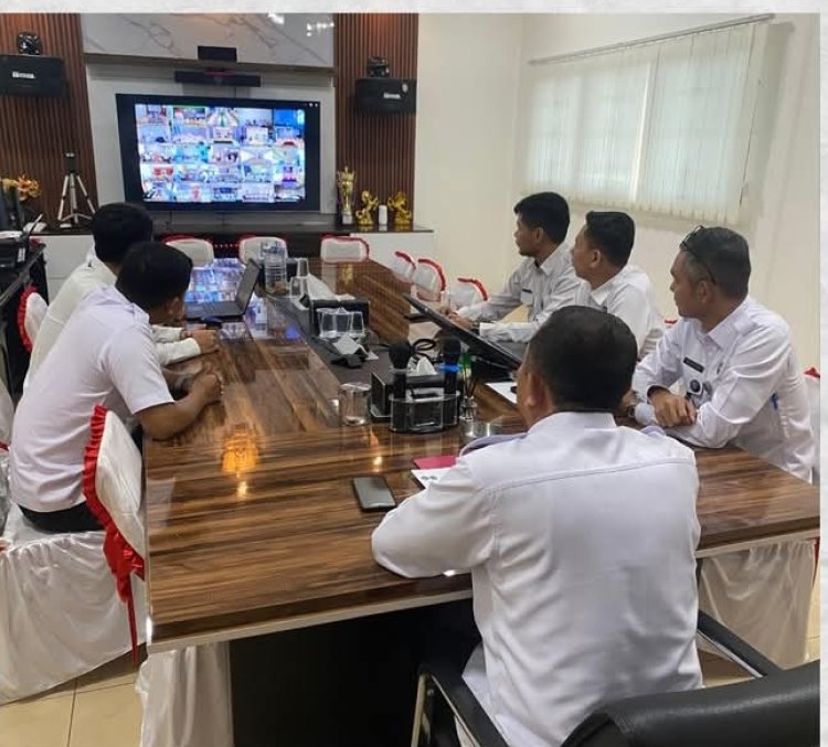 Lapas Batam Ikuti Rapat Evaluasi Kinerja Nasional Bersama Menteri Imigrasi dan Pemasyarakatan RI