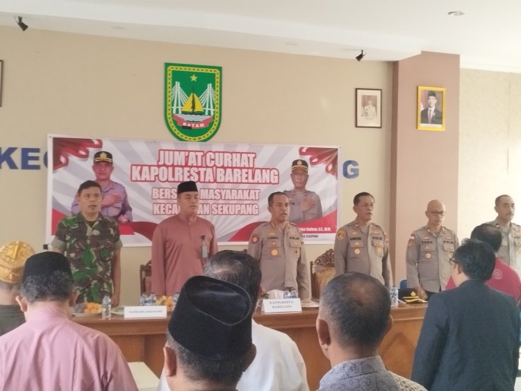 Jumat Curhat di Sekupang, Polri Hadirkan Solusi dan Pererat Hubungan dengan Masyarakat