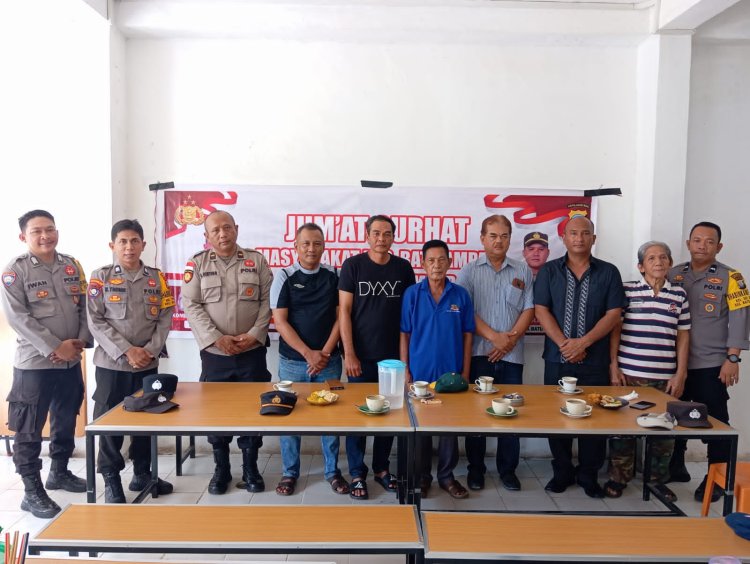 Jumat Curhat Polsek Batu Ampar, Warga RW 10 Kelurahan Tanjung Sengkuang Sampaikan Keluhan Kamtibmas