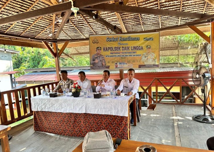 Polsek Daik Lingga Sosialisasikan Pencegahan TPPO Melalui Kegiatan Jumat Curhat