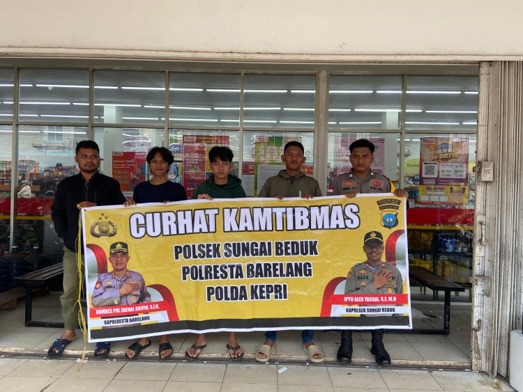 Minggu Kasih Jadi Sarana Polsek Sungai Beduk Dengar Aspirasi Warga Duriangkang