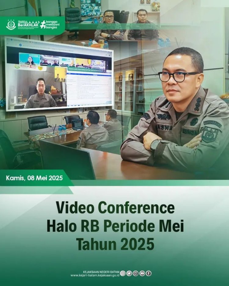 KEGIATAN VCON HALO RB: DUKUNG INOVASI DAN KUALITAS PELAYANAN PUBLIK