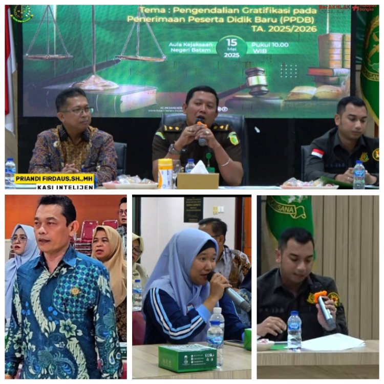 Pencegahan Pungli dalam SPMB Jadi Sorotan Kejari Batam