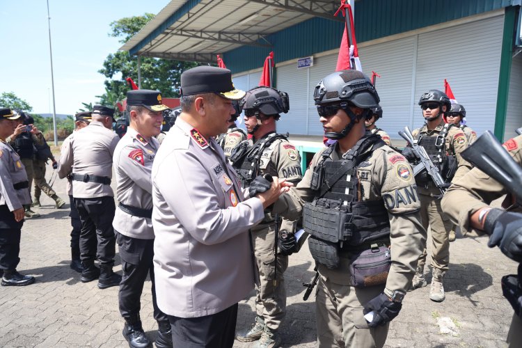POLDA KEPRI GELAR UPACARA PENYAMBUTAN KOMPI SATBRIMOB PURNA TUGAS OPERASI AMOLE II: APRESIASI LOYALITAS DAN DEDIKASI PASUKAN