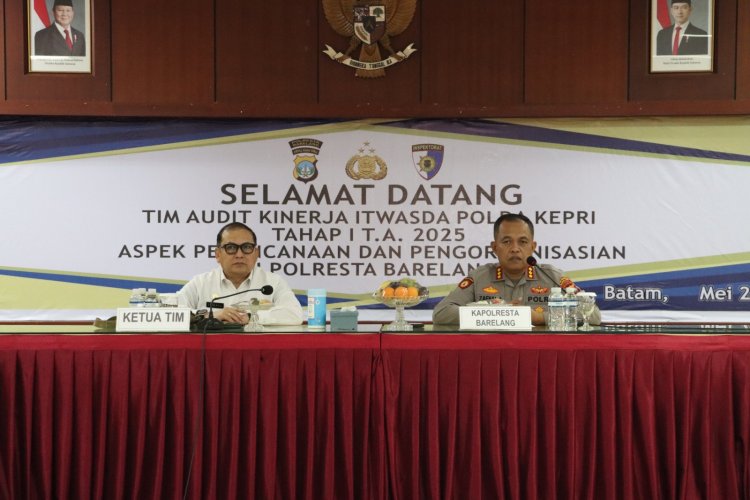Itwasda Polda Kepri Laksanakan Audit Kinerja Tahap I Di Polresta Barelang