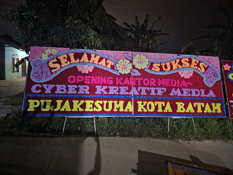 Pujakesuma Kota Batam Sampaikan Ucapan Selamat atas Peresmian Kantor Cyber Kreatif Media