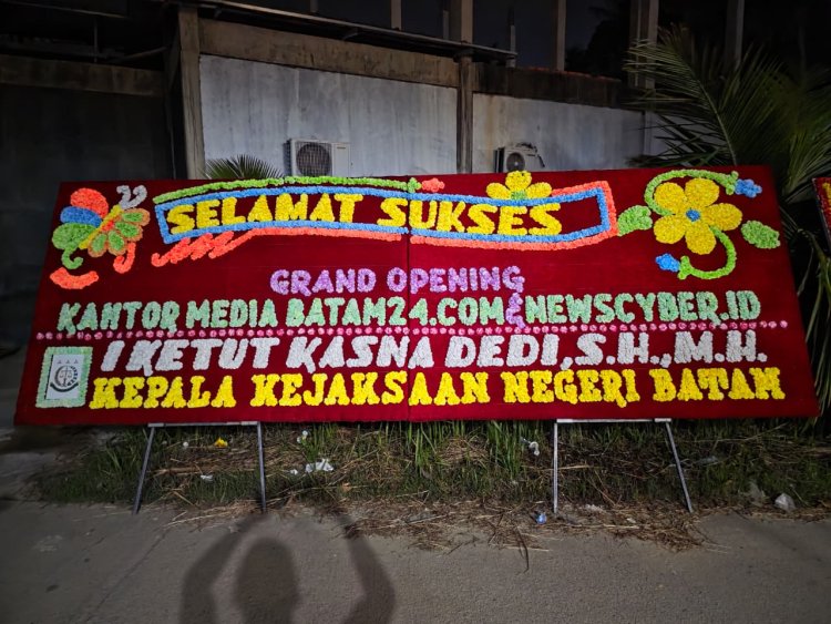 Kepala Kejaksaan Negeri Batam Berikan Ucapan Selamat atas Peresmian Kantor Media Batam24.com dan Newscyber.id
