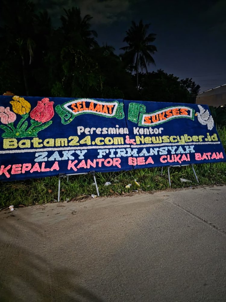 Kepala Bea Cukai Batam Sampaikan Ucapan Selamat atas Peresmian Kantor Batam24.com dan Newscyber.id