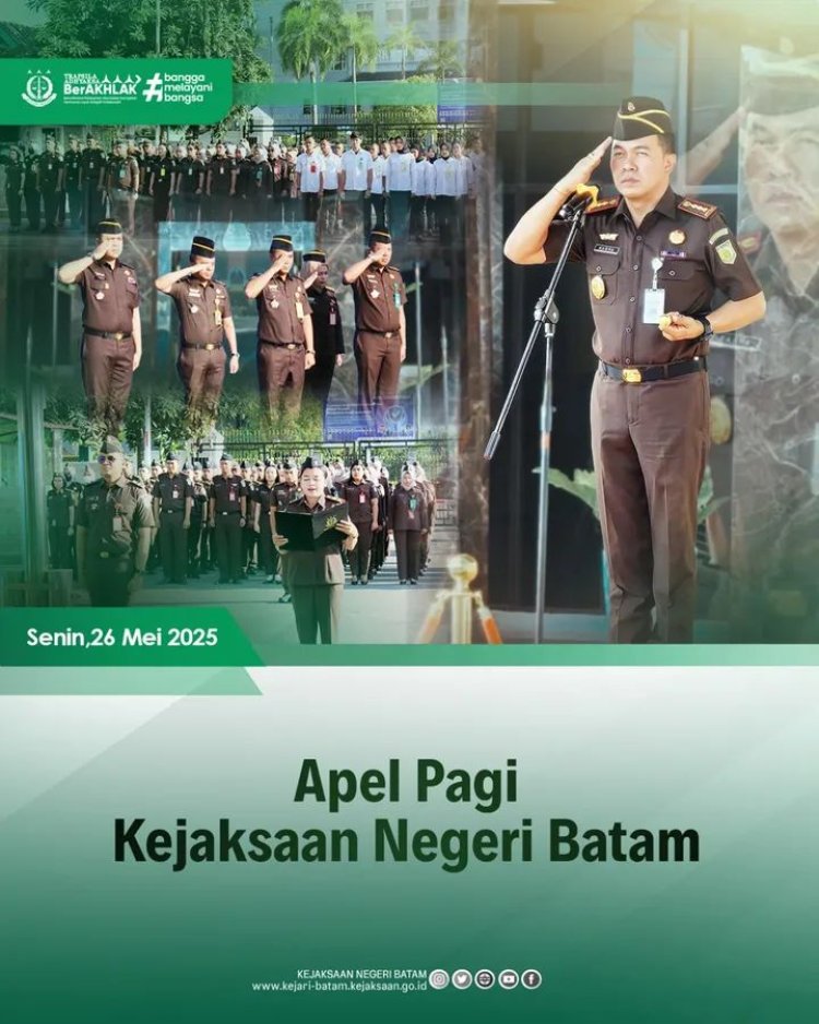 Semangat Kebersamaan dan Tanggung Jawab Tumbuh dari Apel Pagi Kejari Batam