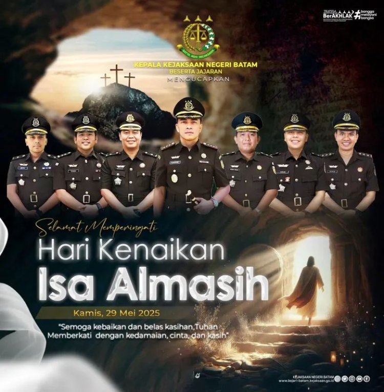 Kejaksaan Negeri Batam Berikan Ucapan di Momen Kenaikan Isa Almasih