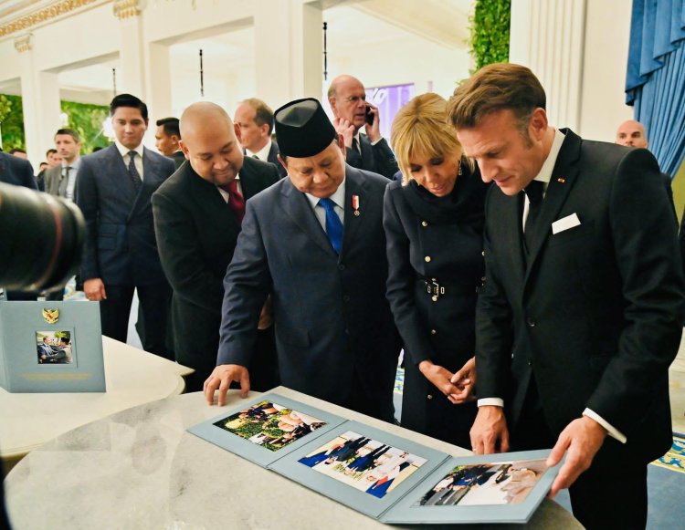 Jamuan Kenegaraan di Istana Negara, Presiden Prabowo Sambut Hangat Presiden Prancis Emmanuel Macron