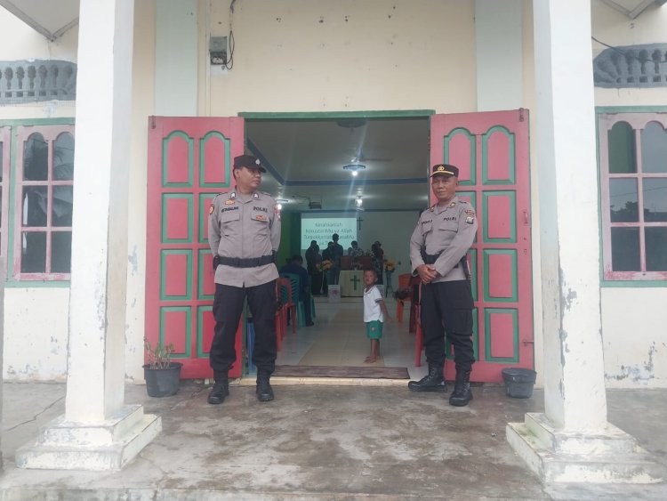 Pengamanan Ibadah Kenaikan Isa Al-Masih Berjalan Aman dan Kondusif di Karimun