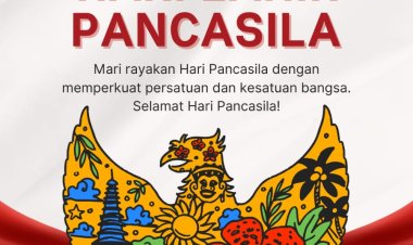 Manajemen CYBER KREATIF MEDIA Mengucapkan Selamat Hari Lahir Pancasila 1 Juni 2025