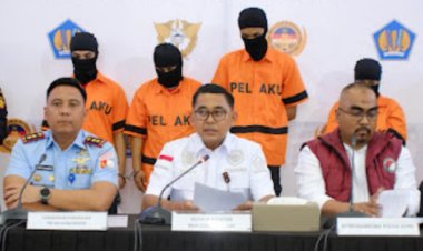 Bea Cukai Batam ungkap jaringan kurir lintas Internasional Pada Konferensi Pers di kantor Bea Cukai Batam