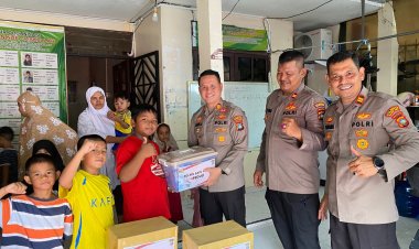 Polsek Batu Ampar Gelar Bakti Sosial Menyambut Hari Raya Idul Adha 1446 H Di Dua Panti Asuhan