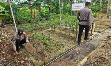 Polsek Sagulung Dukung Asta Cita Presiden RI melalui Program Ketahanan Pangan Menuju Indonesia Emas 2045