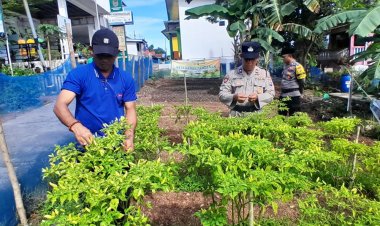 Dukung Asta Cita Presiden, Polsek Bulang Aktif Kembangkan Lahan Produktif
