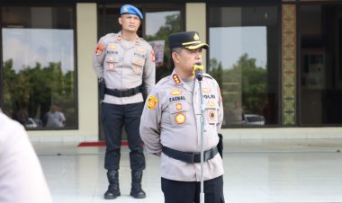 Kapolresta Barelang Pimpin Langsung Apel Pengamanan Malam Takbiran Idul Adha 1446 H