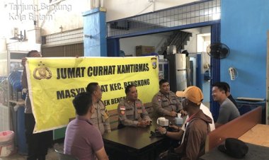 Dekatkan Diri ke Masyarakat, Polsek Bengkong Gelar Jumat Curhat Bersama Warga di Tanjung Buntung