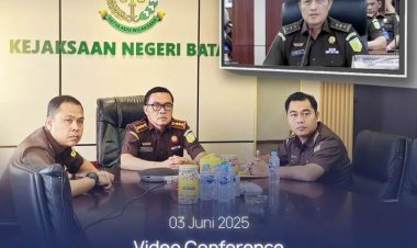 Kejari Batam Ikuti Vicon Sosialisasi Teknis Penjaminan Kualitas dan Evaluasi SPIP Terintegrasi