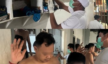 Deteksi Dini Jelang Hari Raya Idul Adha 1446 H, Rutan Batam Gelar Razia Gabungan Bersama APH