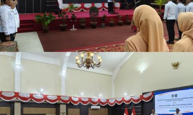 Karutan Batam Hadiri Pelantikan dan Pengambilan Sumpah/Janji Pejabat Manajerial serta Sertijab Kepala UPT di Lingkungan Kanwil Ditjenpas Kepri