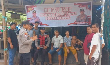 Polsek Batu Ampar Gelar Kegiatan Minggu Kasih Kamtibmas Bersama Warga RT 15 Tanjung Sengkuang