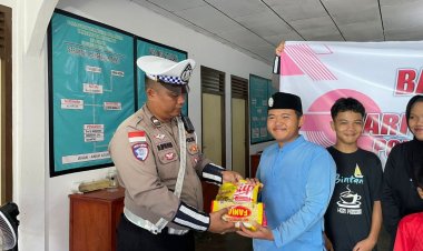 Menjelang Hari Bhayangkara Ke-79 , Polres Bintan Gelar Pembagian Bantuan Sosial Kepada Panti Asuhan Ar Rahman