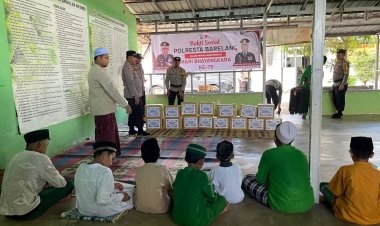 Polsek Sagulung Gelar Bakti Sosial Pemberian Sembako ke Panti Asuhan Al-Alif Nahdlatul Wathan dalam Rangka Hari Bhayangkara ke-79