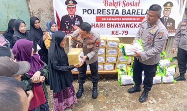 Sambut Hari Bhayangkara ke-79, Polsek Batu Ampar Hadirkan Kepedulian Lewat Baksos di Ruli Muara Takus