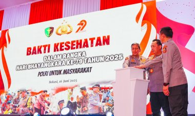 Kapolri Hadiri Puncak Bakti Kesehatan Jelang Hut ke-79 Bhayangkara, Diikuti Ratusan Ribu Peserta