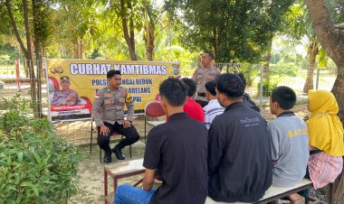Dekatkan Diri ke Warga, Polsek Sungai Beduk Konsisten Gelar Jumat Curhat Kamtibmas