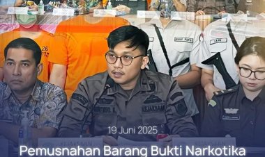 Kejari Batam Hadiri Pemusnahan Barang Bukti Narkotika di BNNP Kepri