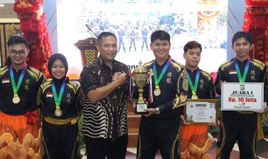 BERTABUR AKSI BUDAYA, LOMBA BARONGSAI DAN GASING DALAM RANGKA HARI BHAYANGKARA KE-79 SUKSES DIGELAR