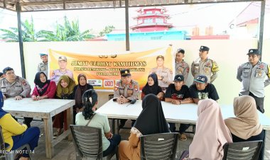 Polsek Bengkong Gelar Jumat Curhat, Warga Bengkong Apresiasi Upaya Polri Jaga Kamtibmas