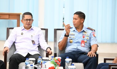 Danlanud RSA Terima Kunjungan Tim Kemenko Polkam RI Bahas Keamanan Laut Natuna