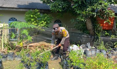 Bhabinkamtibmas Kelurahan Batu Merah Dukung Ketahanan Pangan Wujudkan Asta Cita Presiden RI Menuju Indonesia Emas
