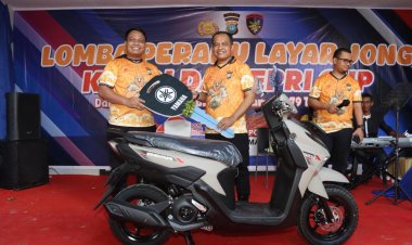Pembukaan Lomba Perahu Layar Jong Kapolda Kepri Cup Dalam Rangka Hari Ulang Tahun Bhayangkara ke-79 di Pantai Senja, Nongsa