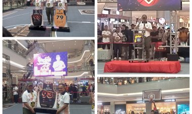 Kapolda Kepri Resmi Membuka Bhayangkara Cup Ke-79 Turnamen Basket 3x3 di Grand Mall Batam
