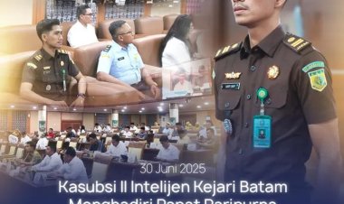 Kasubsi Intelijen Kejari Batam Hadiri Rapat Paripurna Bahas Pendidikan dan APBD 2025