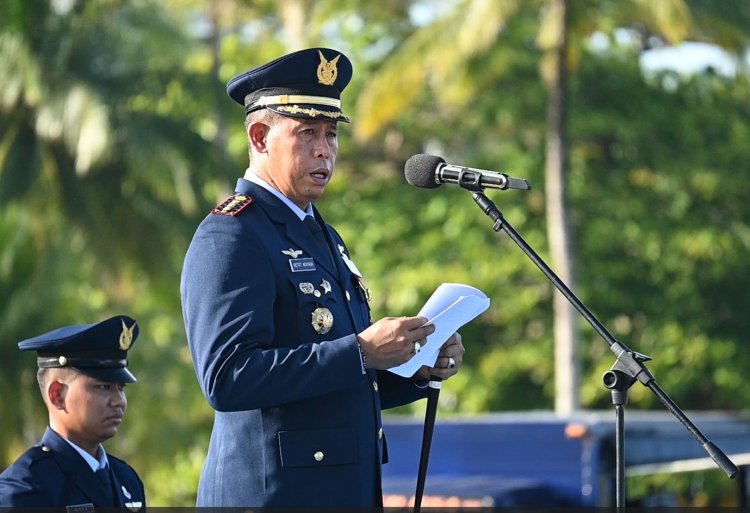Lanud Raden Sadjad Natuna Gelar Upacara Peringatan Hari Lahir Pancasila Tahun 2025