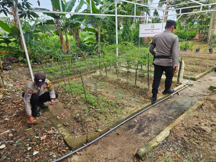 Polsek Sagulung Dukung Asta Cita Presiden RI melalui Program Ketahanan Pangan Menuju Indonesia Emas 2045