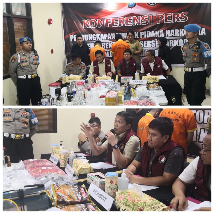 Ditresnarkoba Polda Kepri Bongkar Jaringan Narkoba di Harbourbay, DPO Berinisial S Diduga Otak Pelaku
