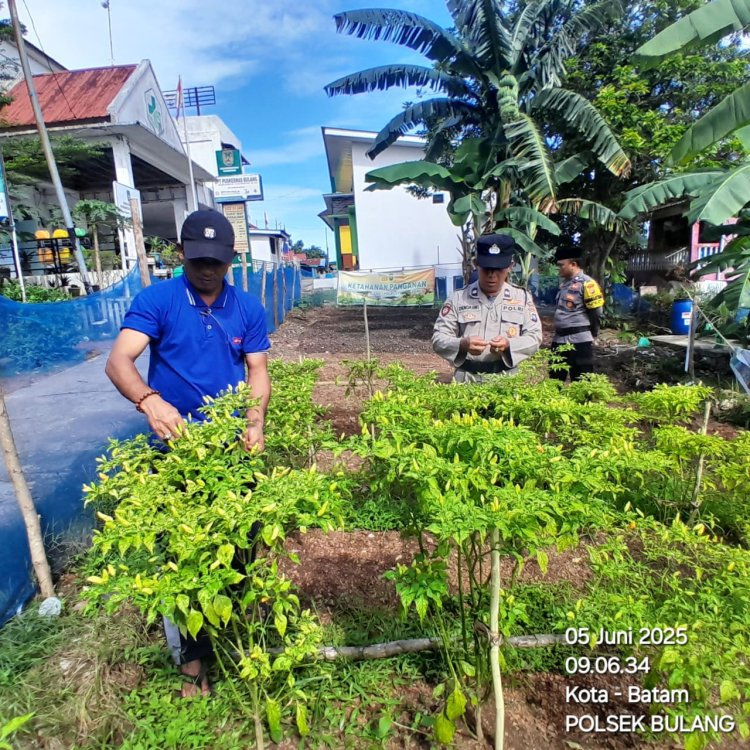 Dukung Asta Cita Presiden, Polsek Bulang Aktif Kembangkan Lahan Produktif