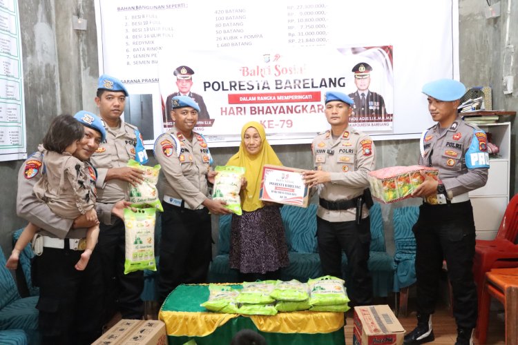 Bakti Sosial HUT Bhayangkara ke-79, Sipropam Polresta Barelang Tebar Kepedulian di Panti Asuhan